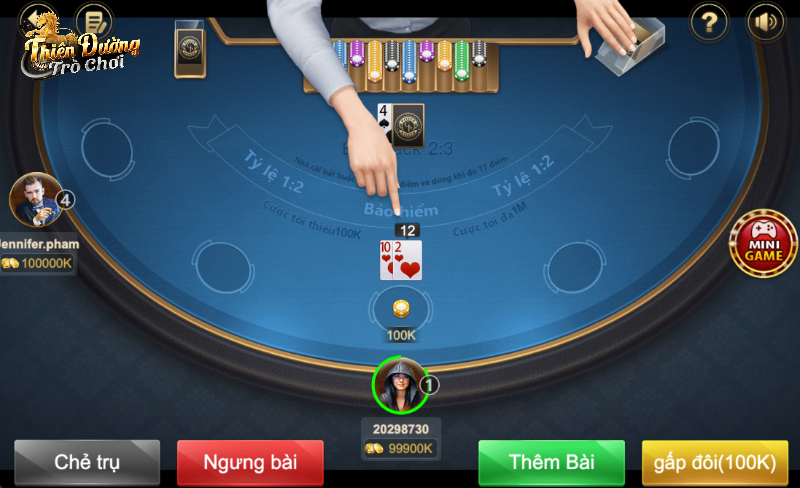 Nhiệm vụ Blackjack TDTC thưởng lớn mỗi ngày