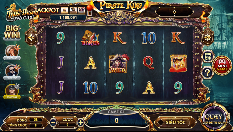 Khái quát trò chơi Pirate king TDTC