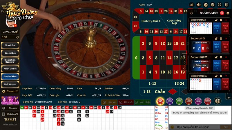 Khái quát về Roulette TDTC